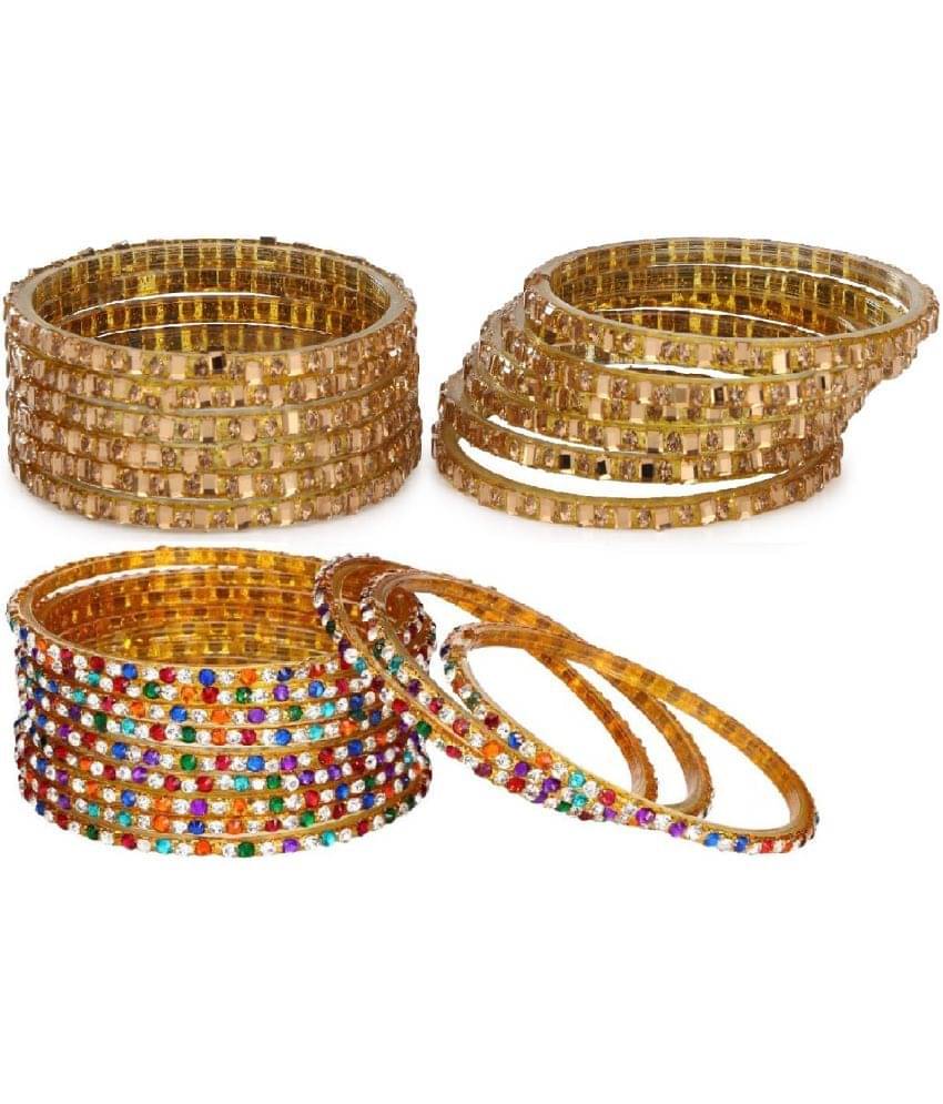     			Somil Multicolor Bangle Set ( Pack of 24 )