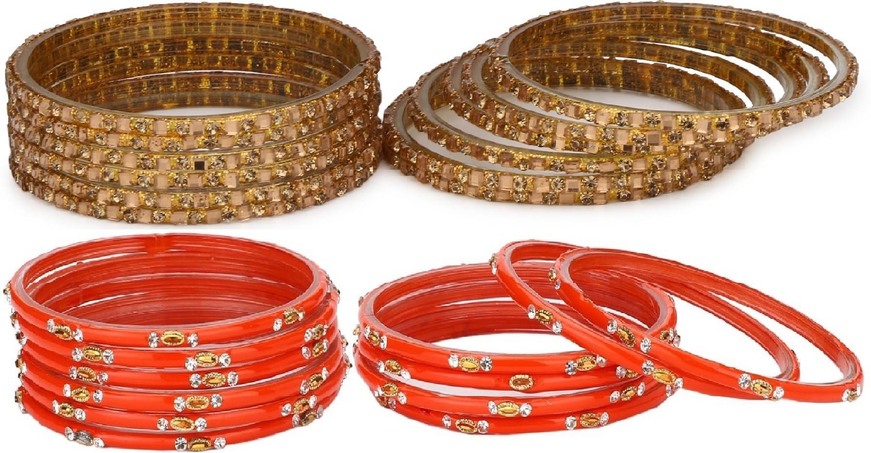     			Somil Multicolor Bangle Set ( Pack of 24 )