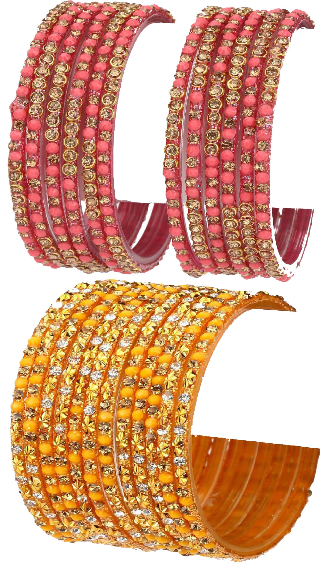     			Somil Multicolor Bangle Set ( Pack of 24 )