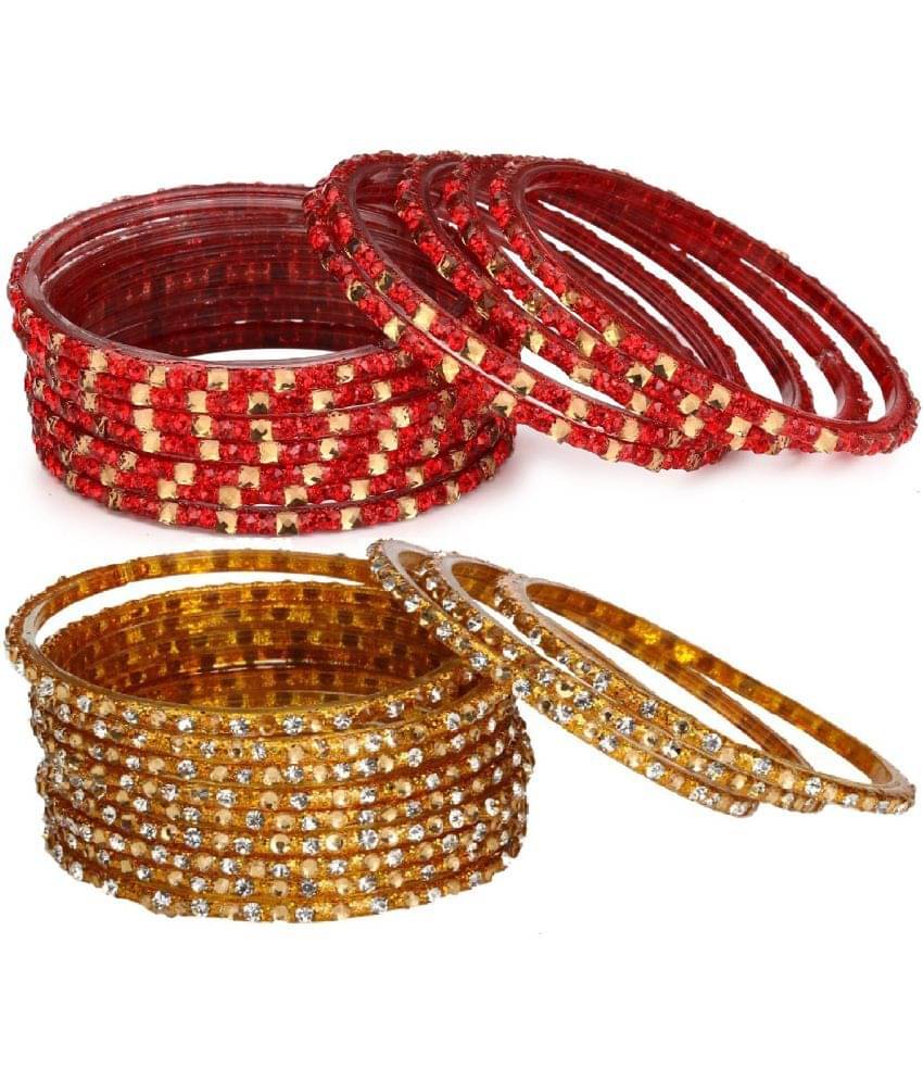 Somil Multicolor Bangle Set ( Pack of 24 ) Somil Multicolor Bangle Set ( Pack of 24 )