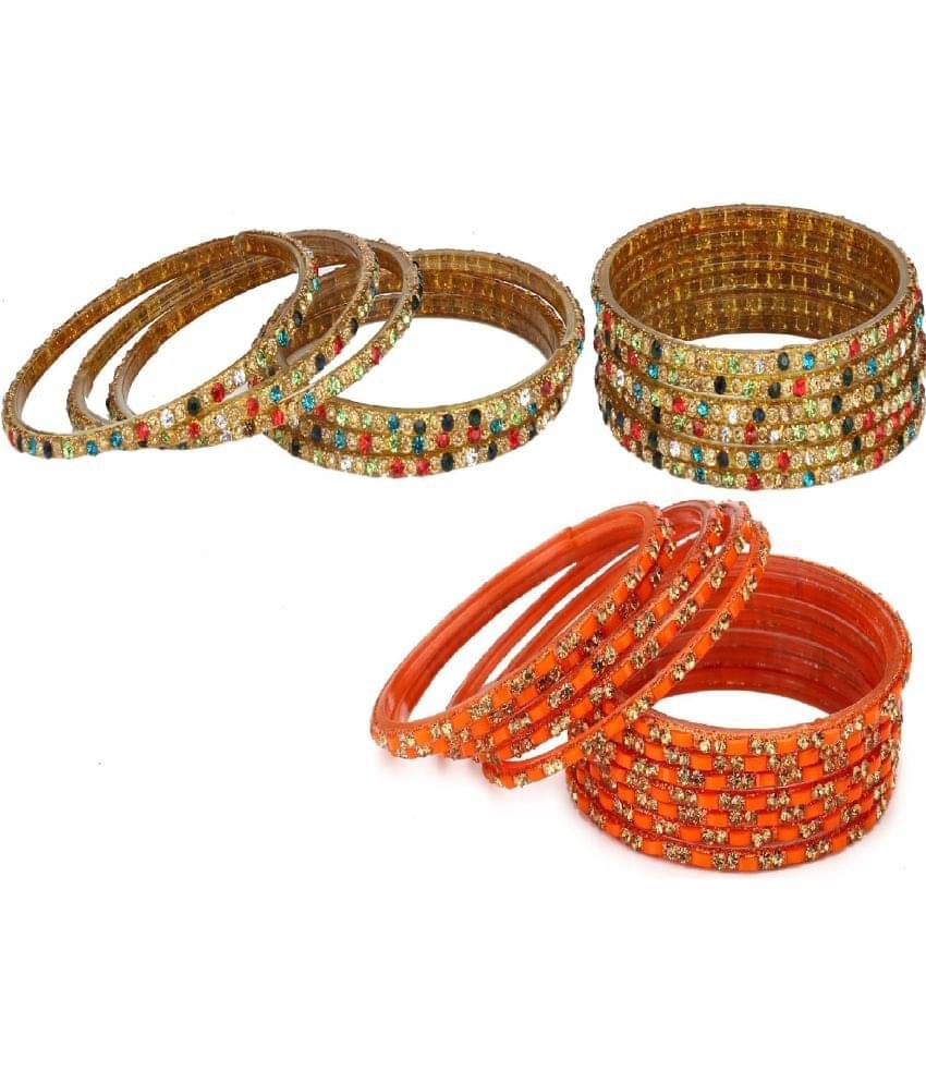     			Somil Multicolor Bangle Set ( Pack of 24 )