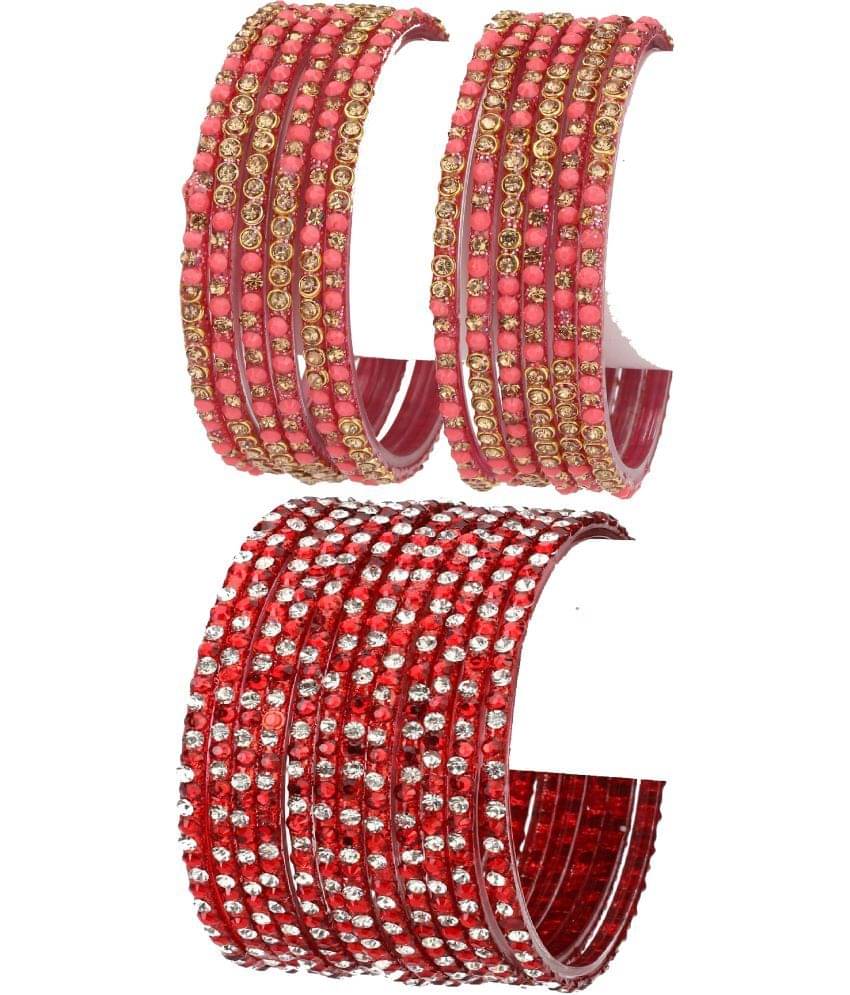     			Somil Multicolor Bangle Set ( Pack of 24 )