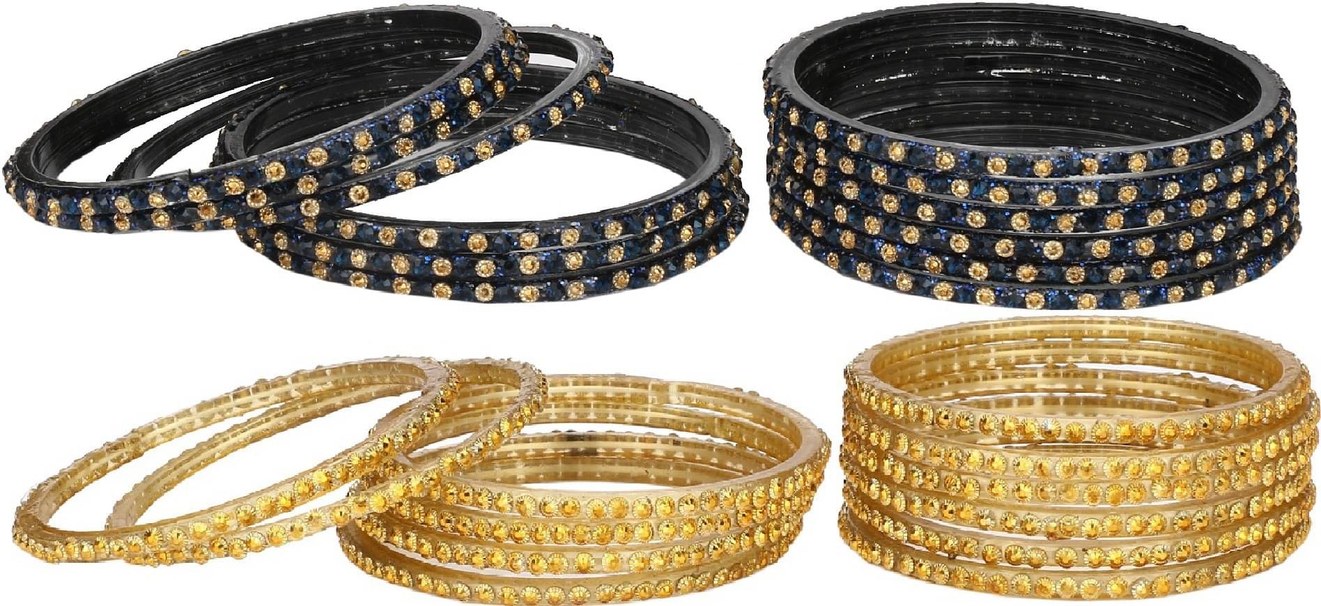     			Somil Multicolor Bangle Set ( Pack of 24 )