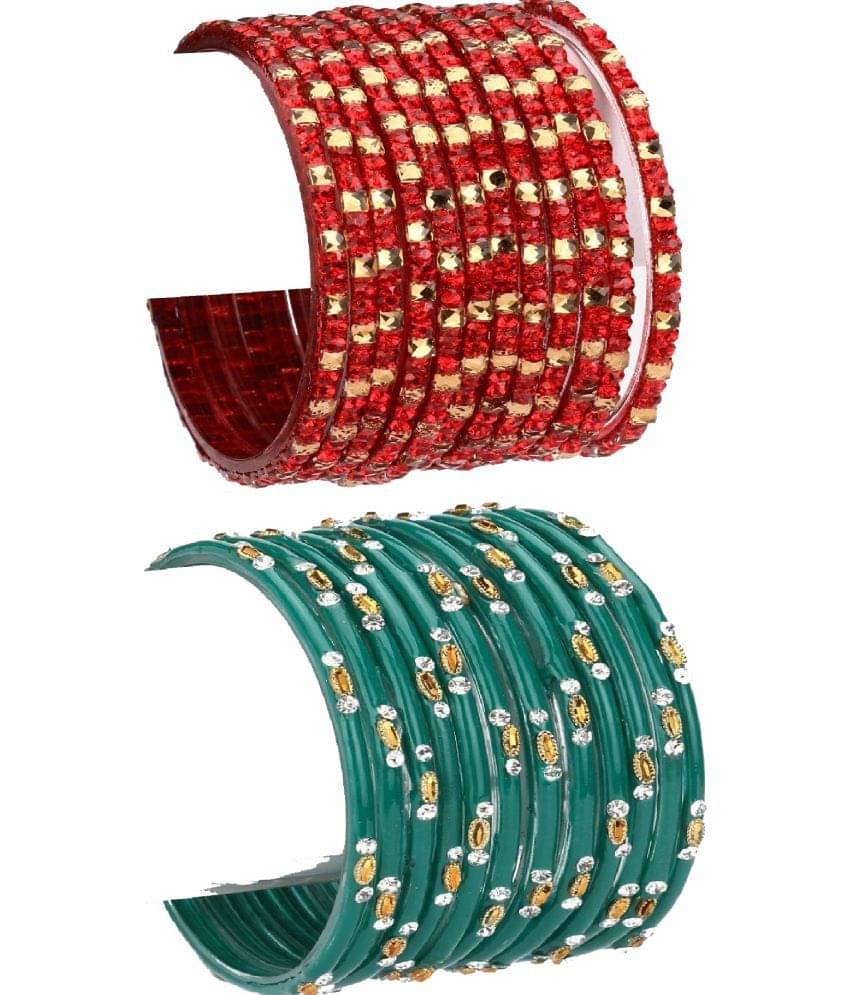 Somil Multicolor Bangle Set ( Pack of 24 ) Somil Multicolor Bangle Set ( Pack of 24 )
