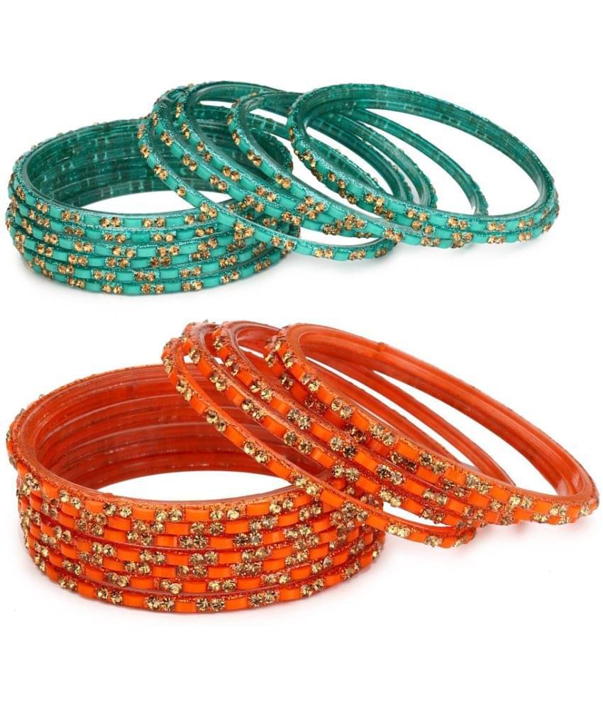 Somil Multicolor Bangle Set ( Pack of 24 ) Somil Multicolor Bangle Set ( Pack of 24 )