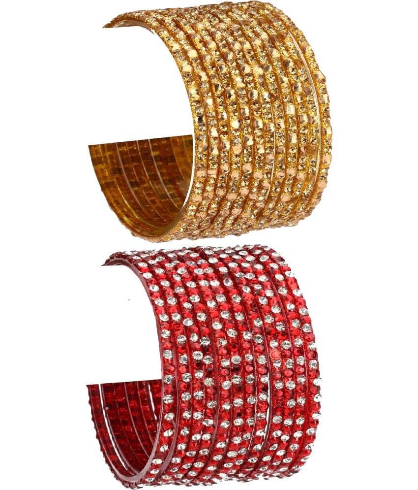 Somil Multicolor Bangle Set ( Pack of 24 ) Somil Multicolor Bangle Set ( Pack of 24 )