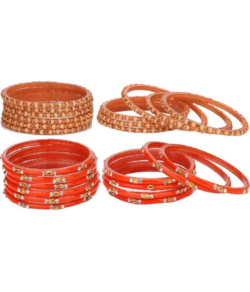     			Somil Multicolor Bangle Set ( Pack of 24 )