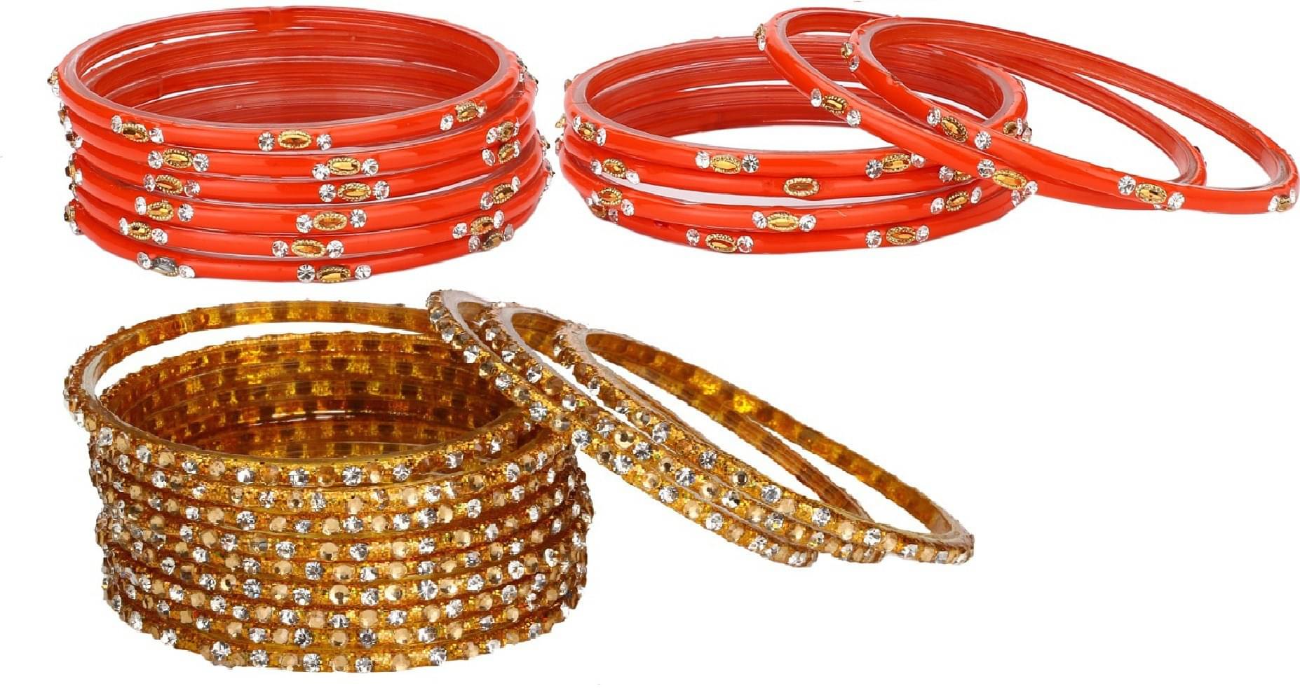     			Somil Multicolor Bangle Set ( Pack of 24 )