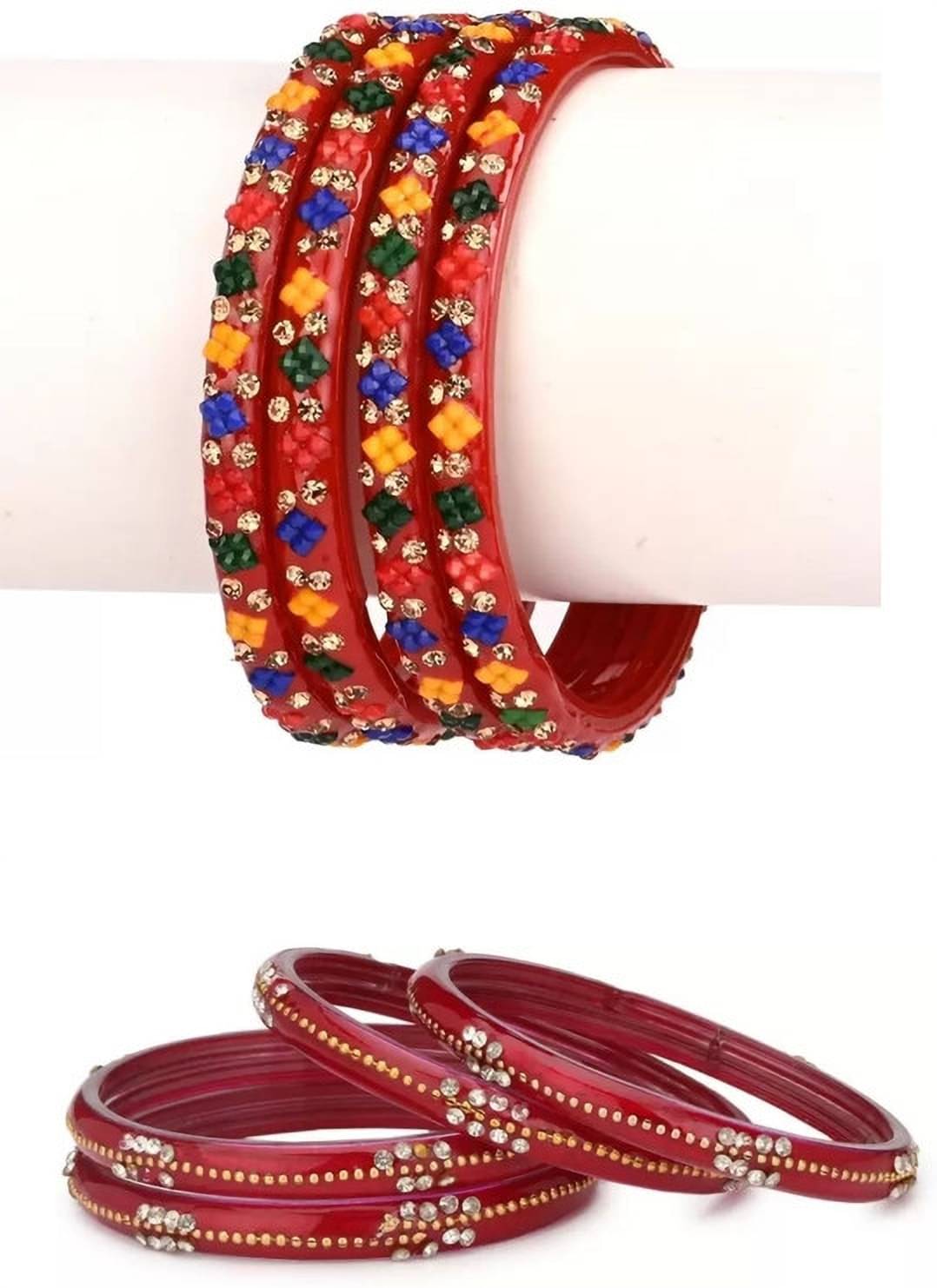 Somil Multicolor Kada ( Pack of 8 ) Somil Multicolor Kada ( Pack of 8 )
