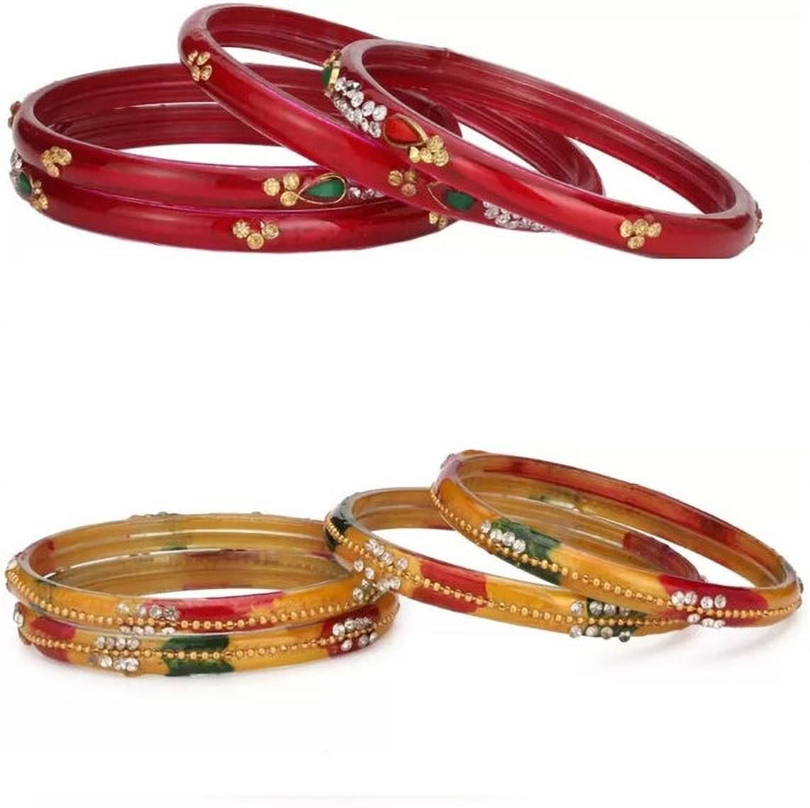     			Somil Red Kada ( Pack of 8 )