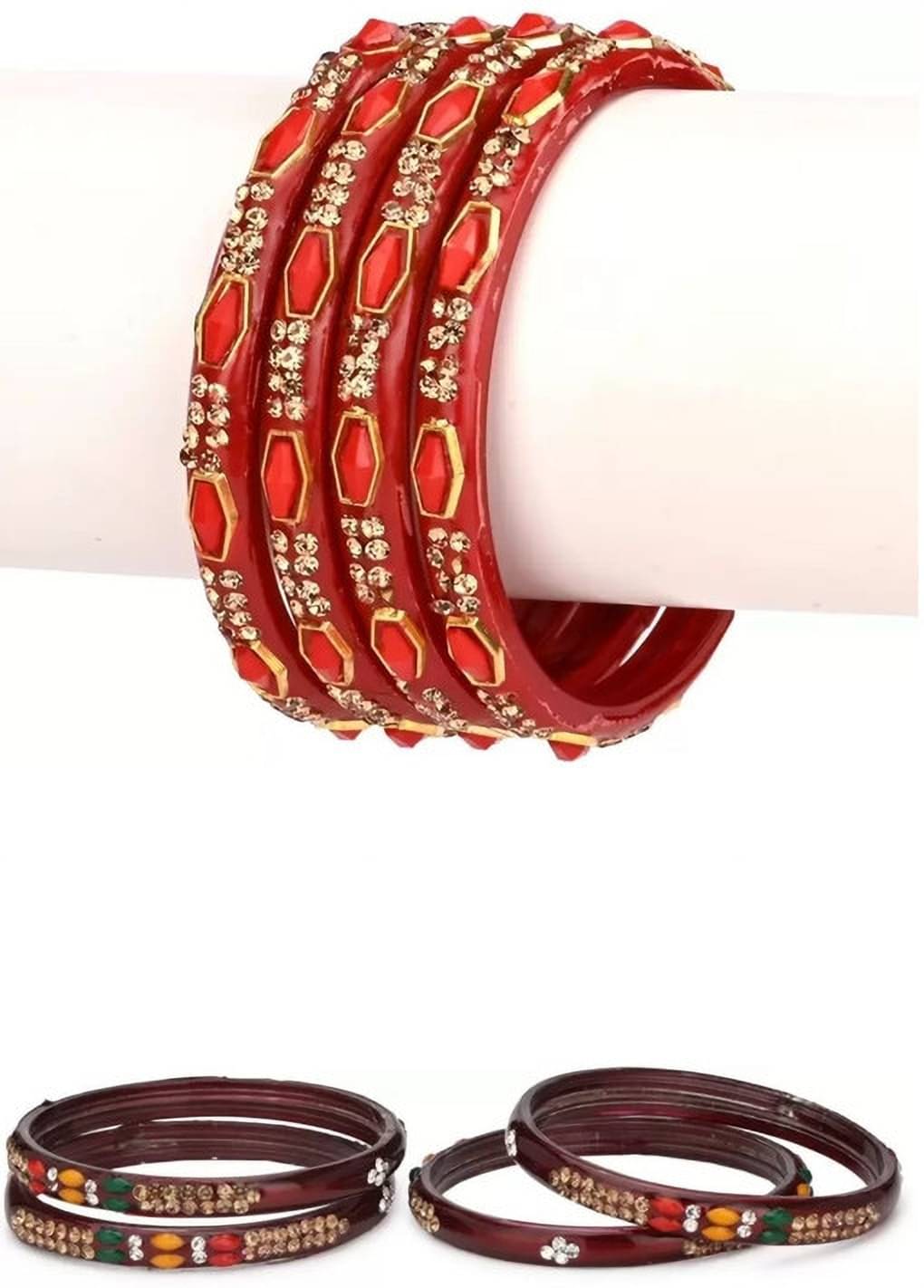     			Somil Red Kada ( Pack of 8 )