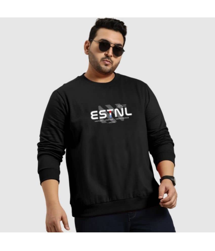 TAB91 Fleece Round Neck Men's Sweatshirt - Red ( Pack of 1 )