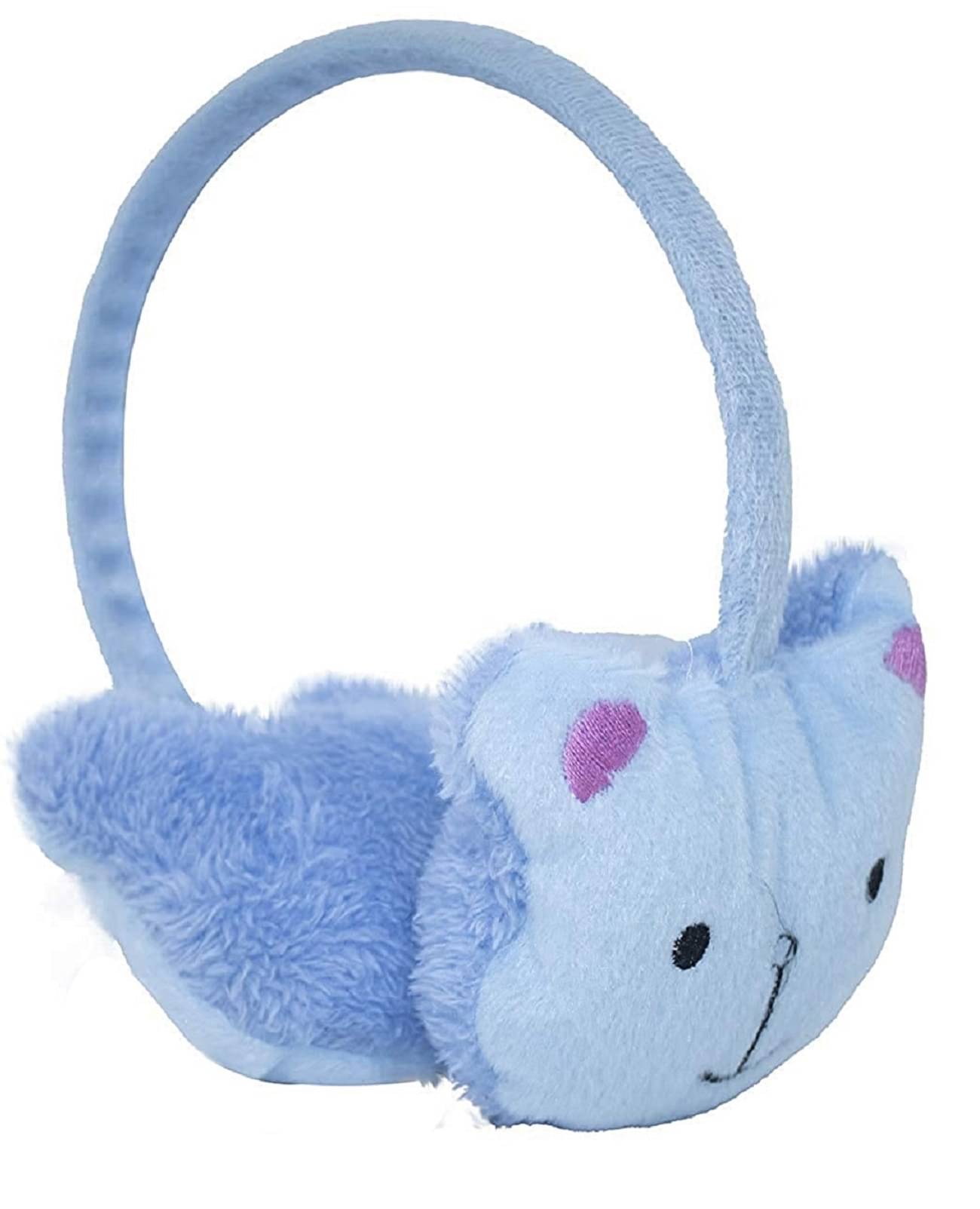     			Valdez Boy Girl Winter Earmuffs Outdoor Wear Soft Faux Fur Plush Ear Warmer Windproof Woolen Warm Ear Muff