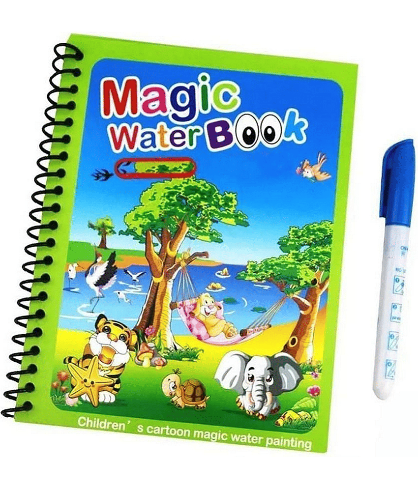 Water Coloring Books for Toddlers, Water Painting Book for Toddlers, Paint with Water Books, Water Doodle Book Toys for 3-5, Travel Toys for Toddlers, Toddler Travel Toys - Stationery | Buy online on ZillyBuy