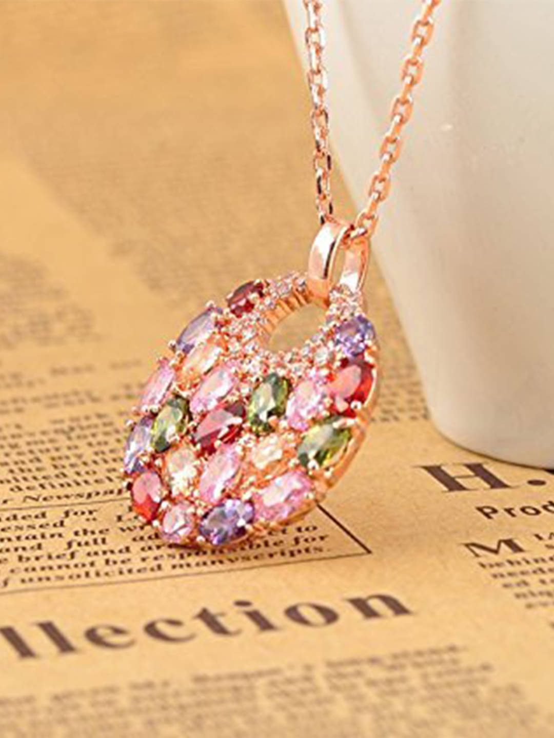 YOUBELLA Multi Color Pendant ( Pack of 1 ) YOUBELLA Multi Color Pendant ( Pack of 1 )