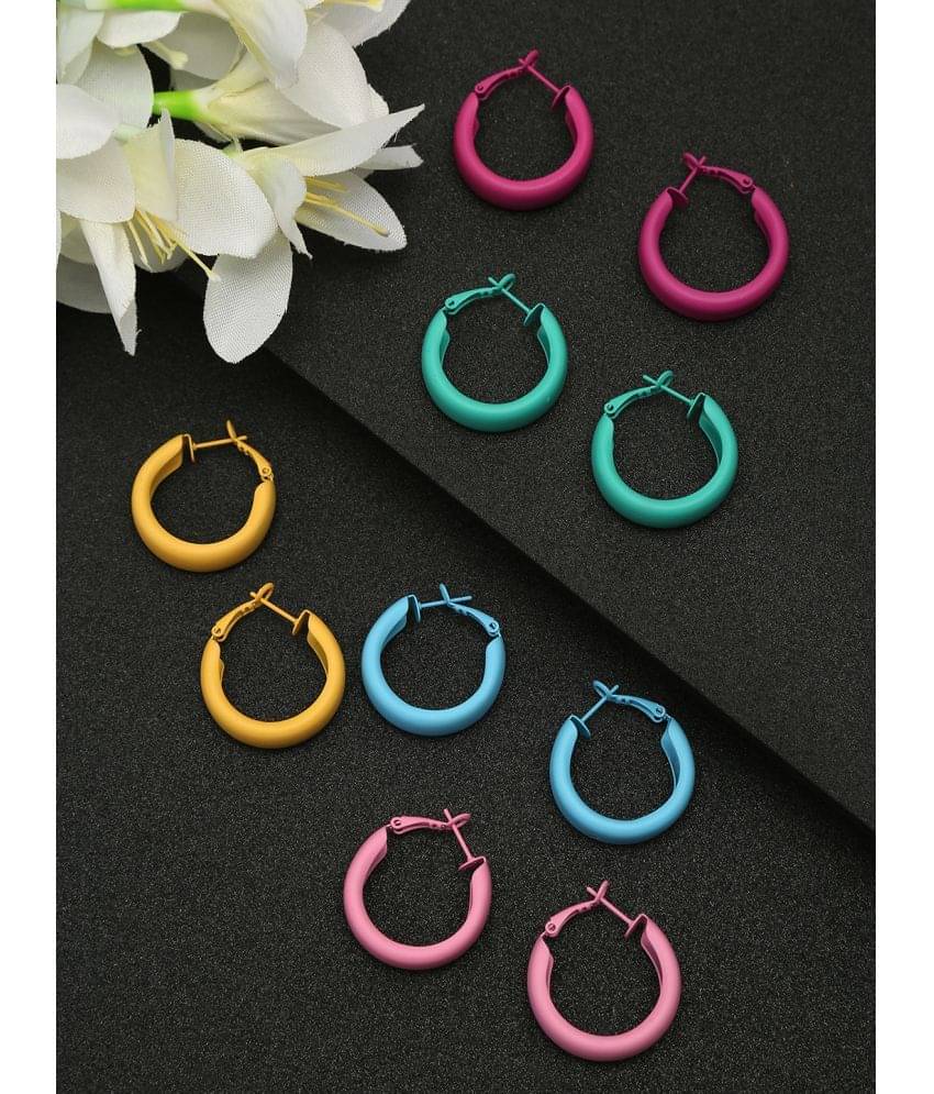     			YOUBELLA Multicolor Danglers Earrings ( Pack of 1 )