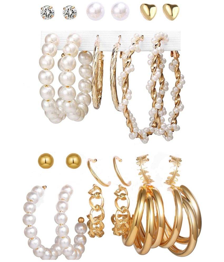     			YOUBELLA Multicolor Danglers Earrings ( Pack of 1 )