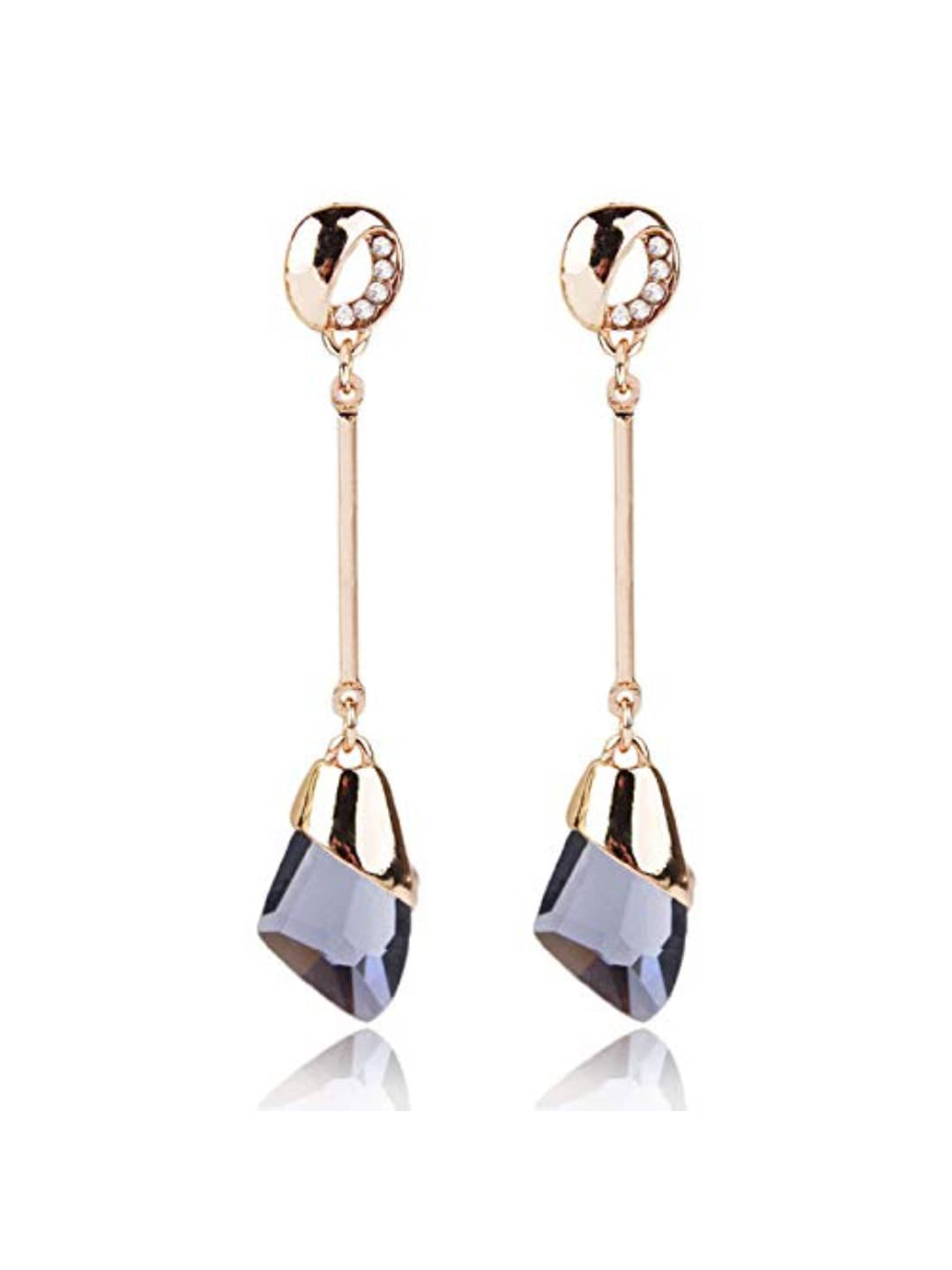     			YOUBELLA Silver Danglers Earrings ( Pack of 1 )