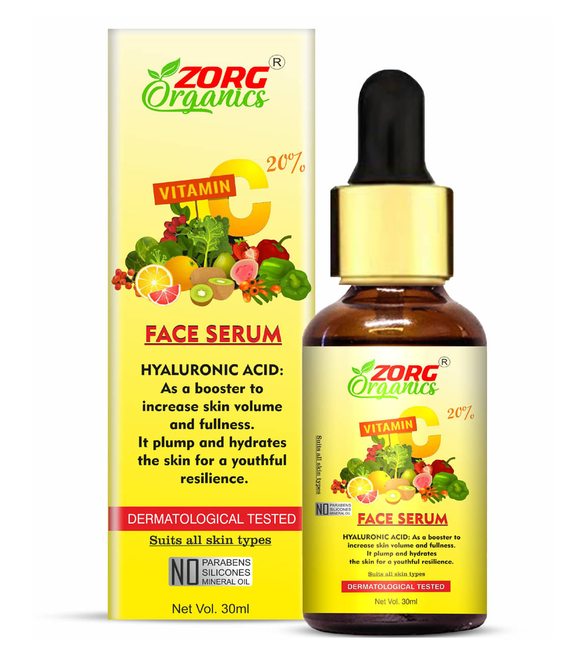     			Zorg Organics Pigmentation Reducing Face Serum For All Skin Type ( Pack of 1 )