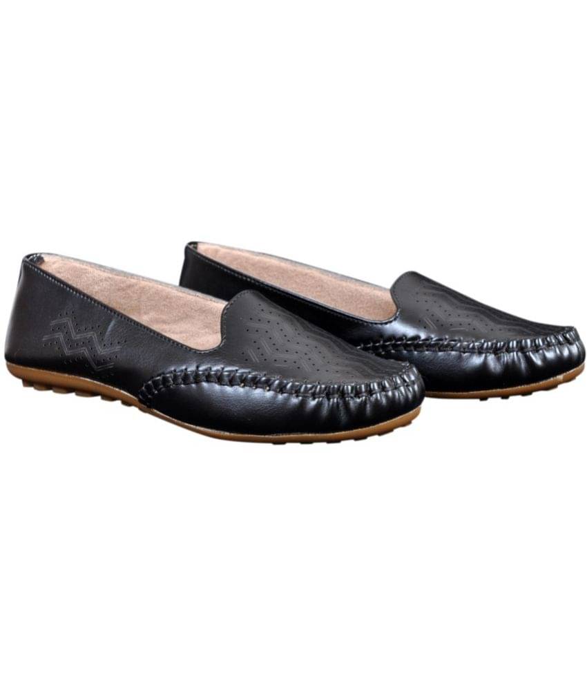     			saanvishubh Black Women's Casual Ballerinas