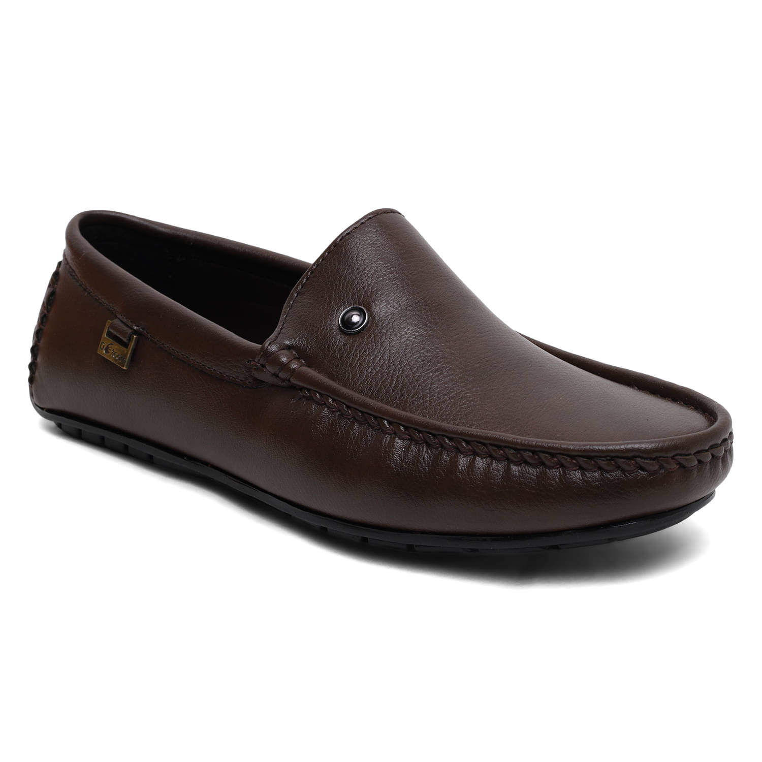     			Action Brown Men's Slip on