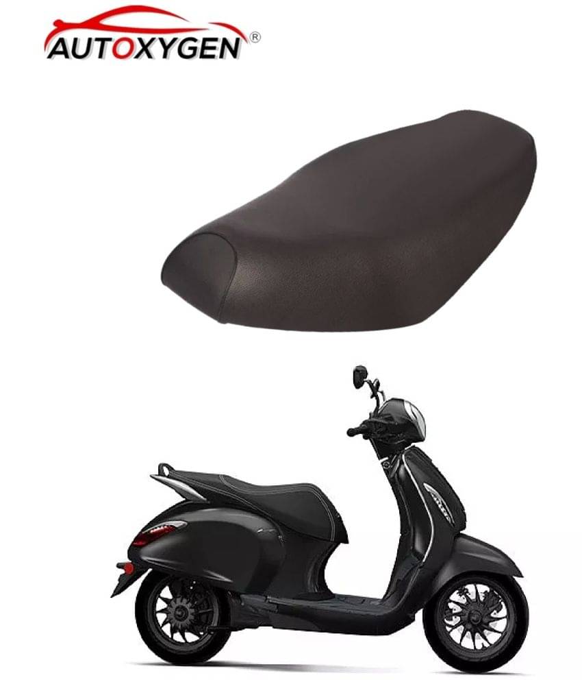 Autoxygen Scooter/Scooty Removable & Washable PU Leather Waterproof Seat Cover Accessories For Bajaj Chetak (Black) Autoxygen Scooter/Scooty Removable & Washable PU Leather Waterproof Seat Cover Accessories For Bajaj Chetak (Black)