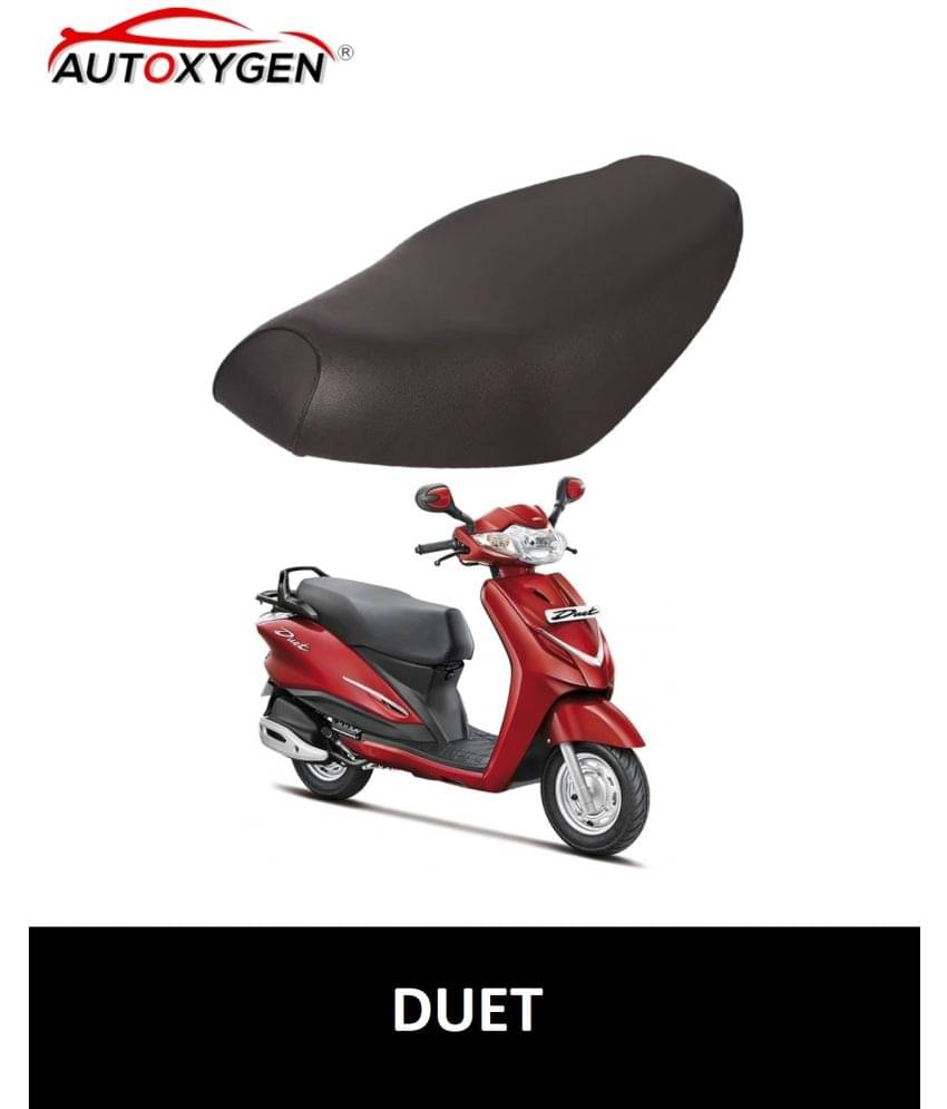 Autoxygen Scooter/Scooty Removable & Washable PU Leather Waterproof Seat Cover Accessories For Hero Duet (Black) Autoxygen Scooter/Scooty Removable & Washable PU Leather Waterproof Seat Cover Accessories For Hero Duet (Black)