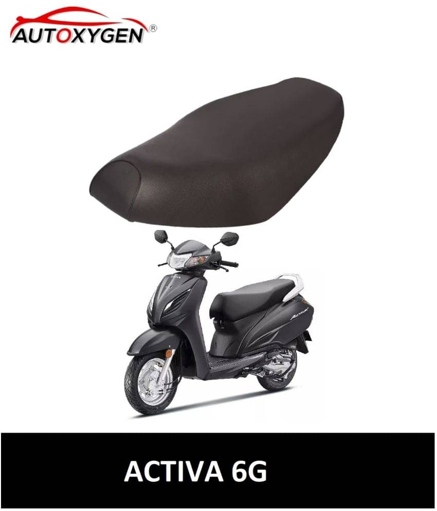 Autoxygen Scooter/Scooty Removable & Washable PU Leather Waterproof Seat Cover Accessories For Honda Activa 6G (Black) Autoxygen Scooter/Scooty Removable & Washable PU Leather Waterproof Seat Cover Accessories For Honda Activa 6G (Black)