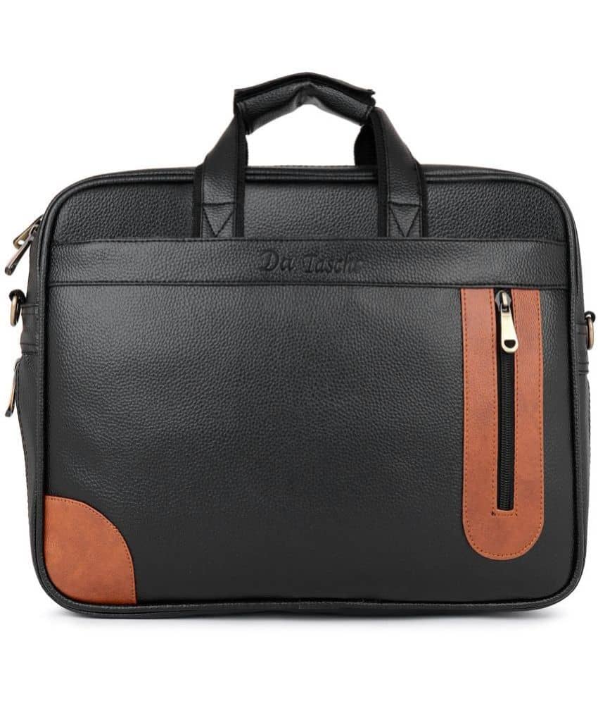 Da Tasche Black Colorblocked Messenger Bag - Handbags | Buy online on ZillyBuy