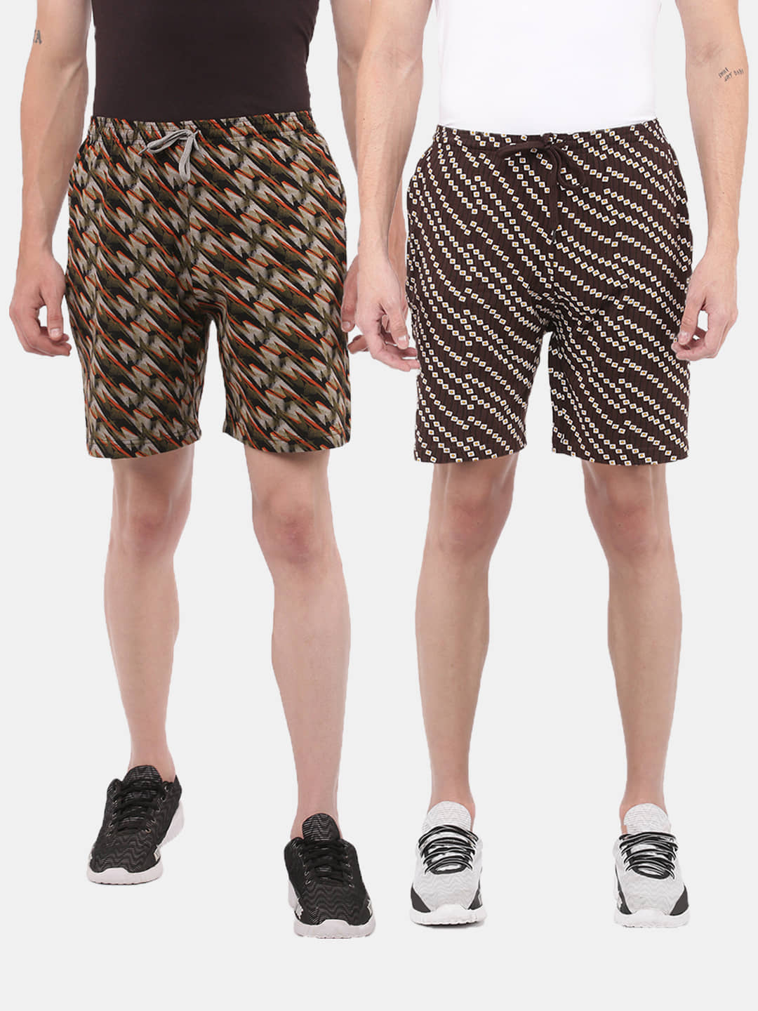 Dollar Multi Cotton Blend Men's Shorts ( Pack of 2 ) - Shorts | Buy online on ZillyBuy