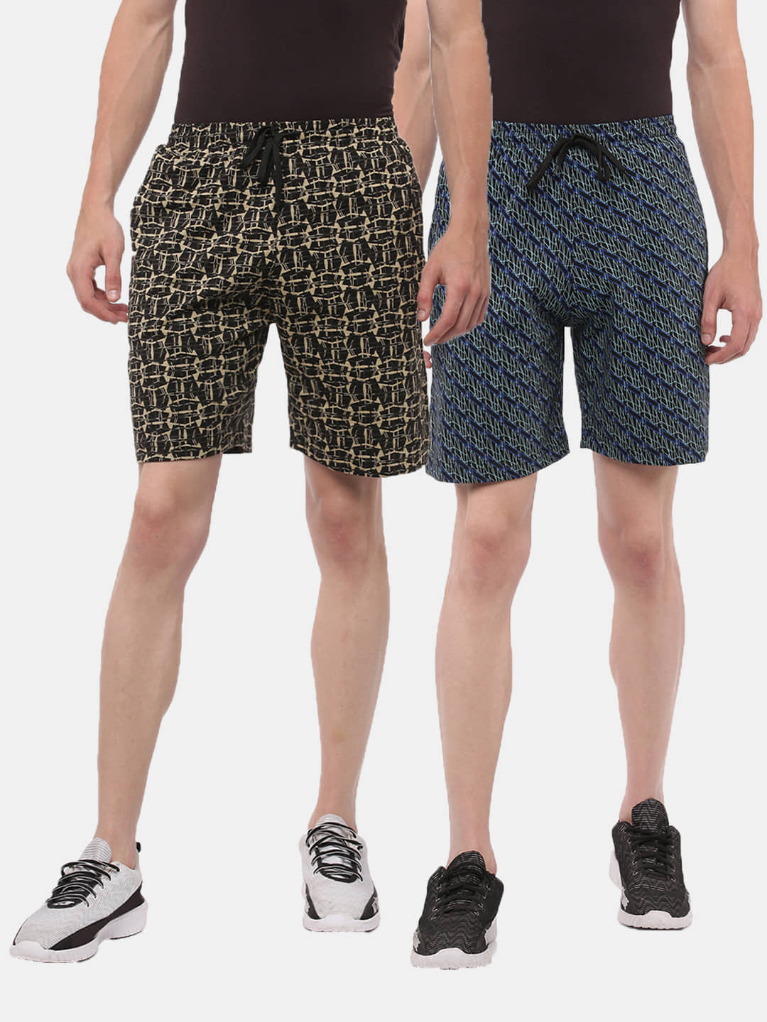 Dollar Multi Cotton Blend Men's Shorts ( Pack of 2 ) - Shorts | Buy online on ZillyBuy
