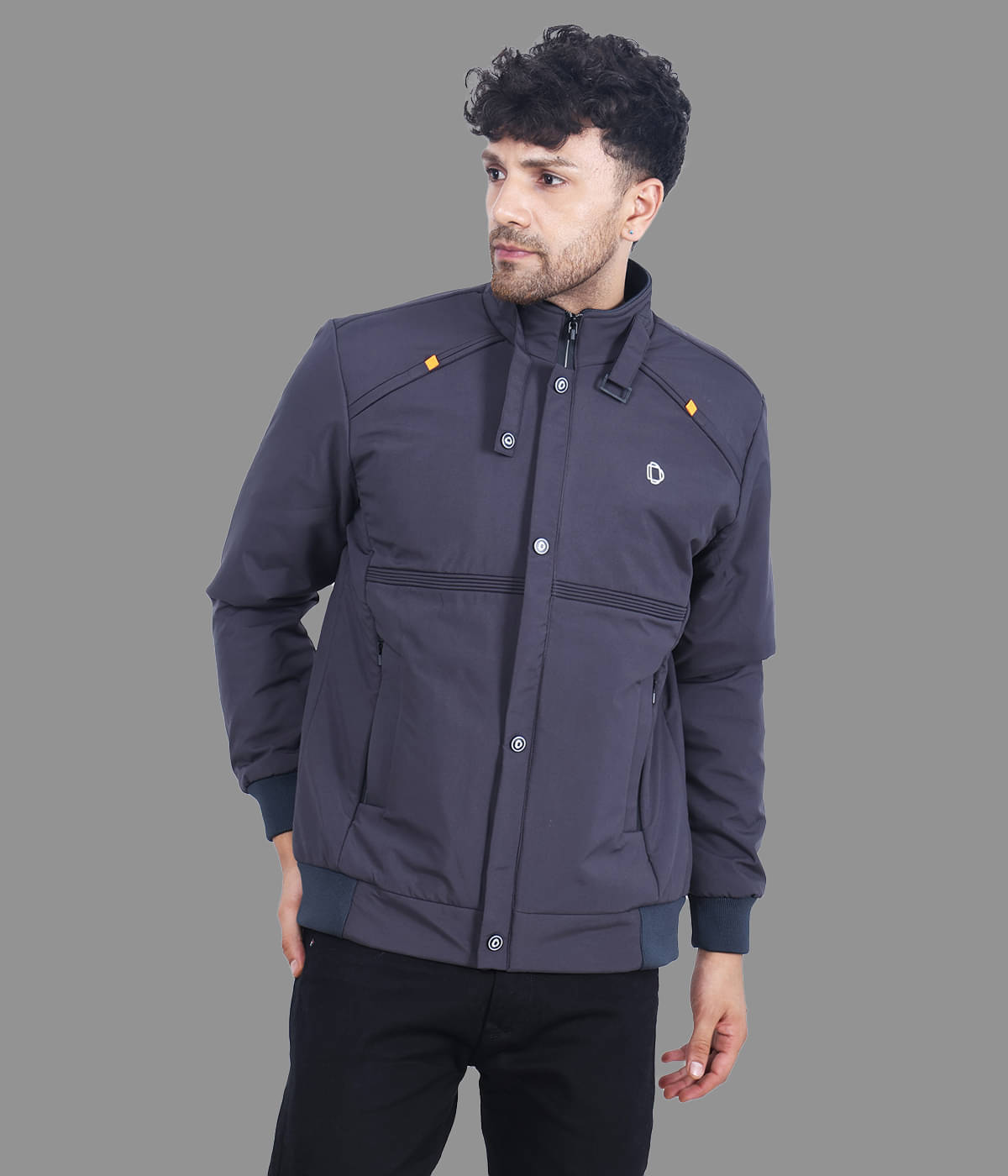 Dollar Polyester Men's Casual Jacket - Grey ( Pack of 1 ) Dollar Polyester Men's Casual Jacket - Grey ( Pack of 1 )