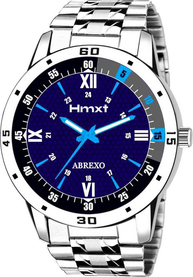     			HMXT Silver Metal Analog Men's Watch