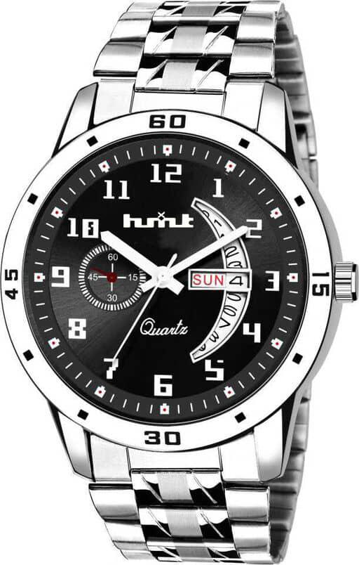 HMXT Silver Stainless Steel Analog Men's Watch