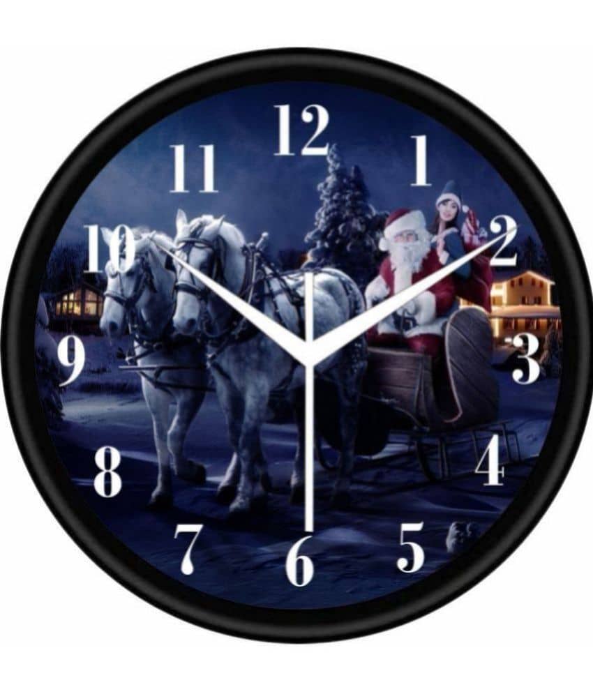 KP CRAFT Circular Analog Wall Clock