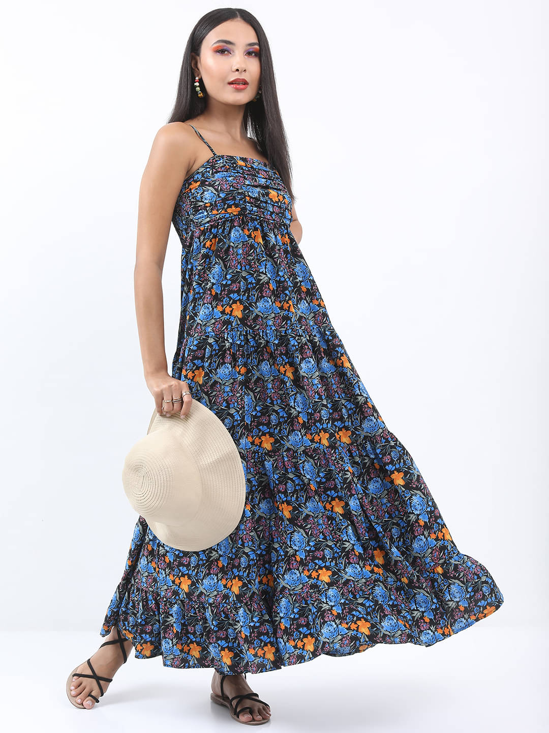 Ketch Women Polyester Printed Fit & Flare Dress ( Multicolor ) Ketch Women Polyester Printed Fit & Flare Dress ( Multicolor )