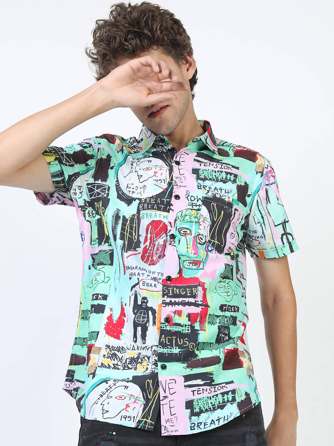 Ketch Polyester Regular Fit Printed Half Sleeves Men's Casual Shirt - Mint Green ( Pack of 1 ) Ketch Polyester Regular Fit Printed Half Sleeves Men's Casual Shirt - Mint Green ( Pack of 1 )