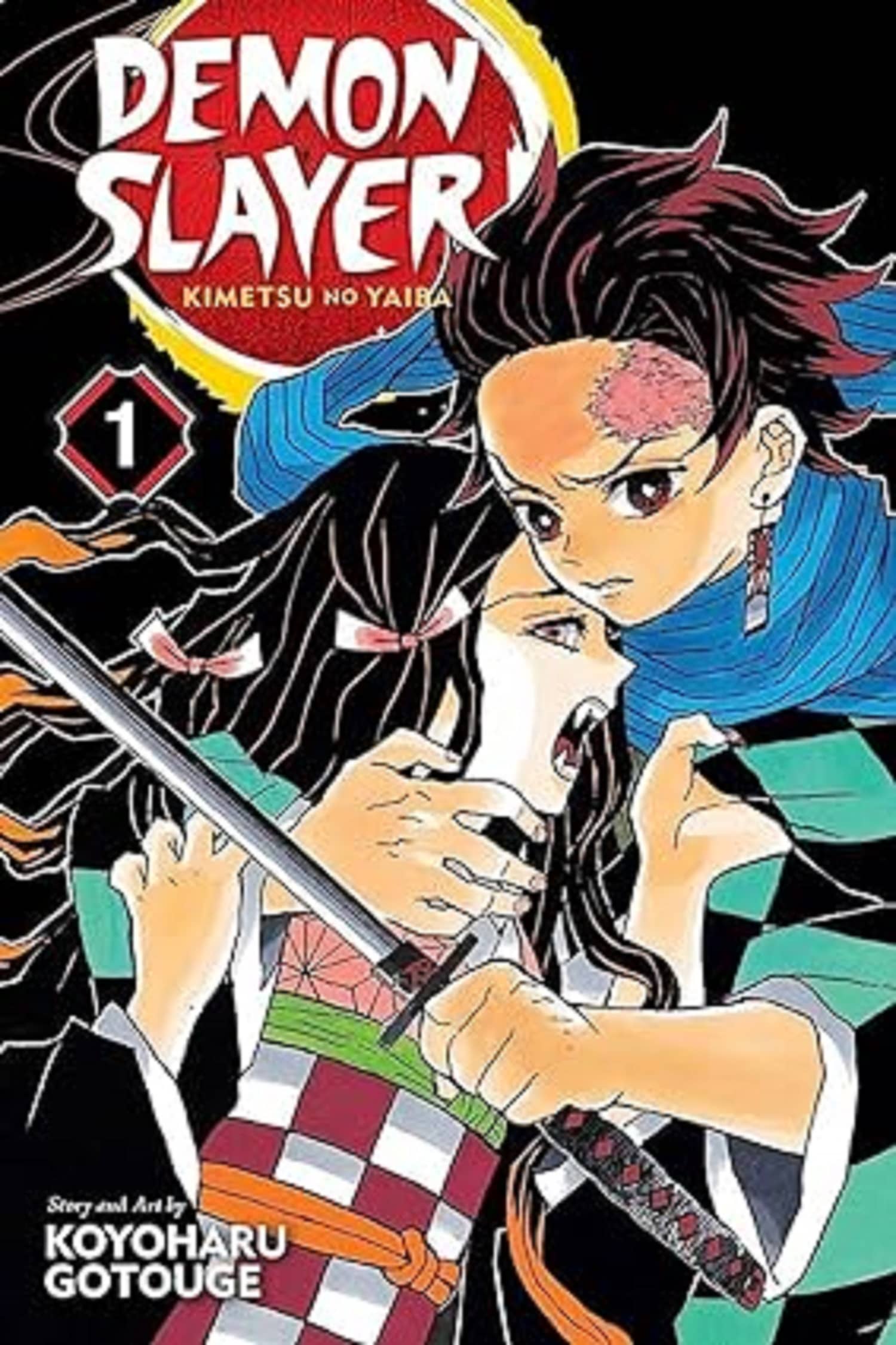 MANGA DEMON SLAYER Vol. 1 (Demon Slayer: Kimetsu no Yaiba) Volume.1 Paperback – Picture Book, 1 January 2023