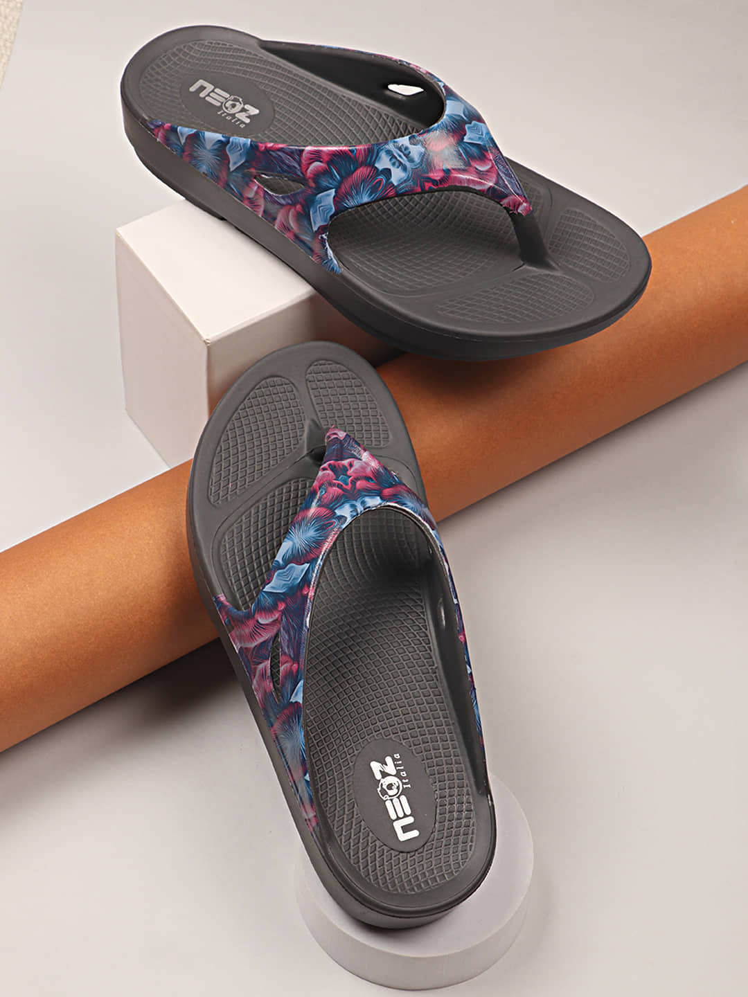 Neoz Navy Blue Women's Slipper