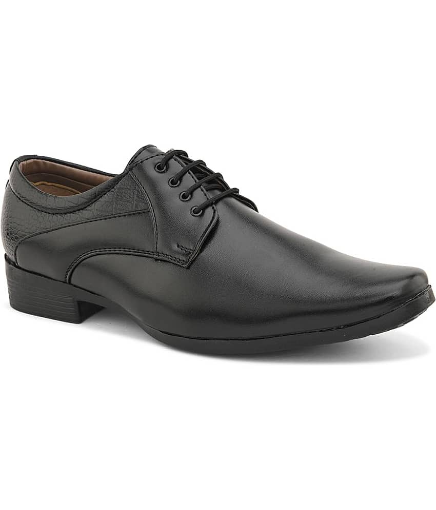 Sir Corbett Black Men's Derby Formal Shoes - Formal Shoes | Buy online on ZillyBuy