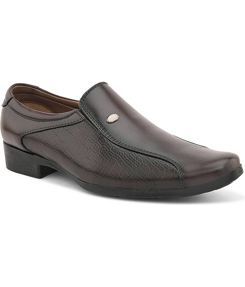 Sir Corbett Brown Men's Slip On Formal Shoes - Formal Shoes | Buy online on ZillyBuy
