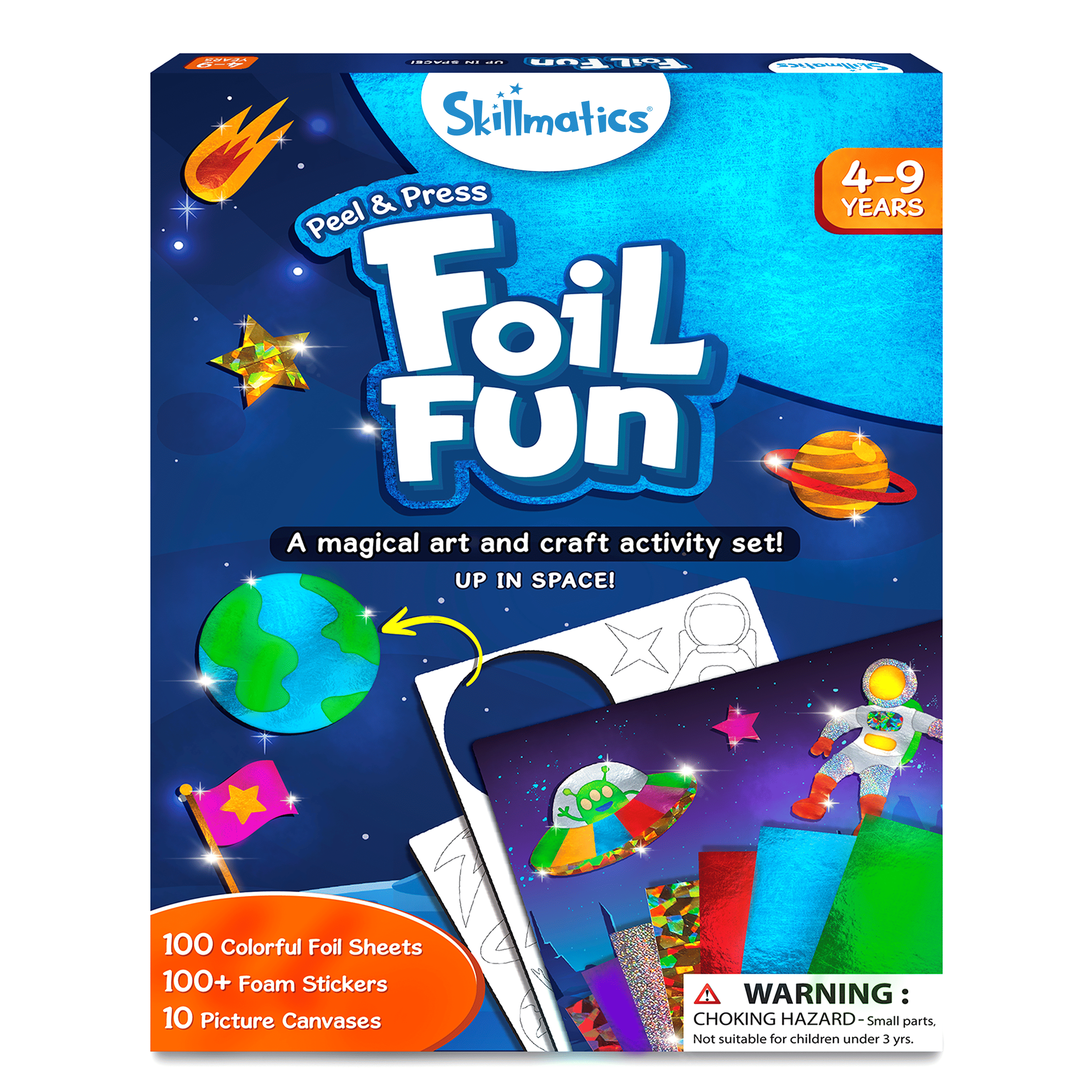     			Skillmatics Art & Craft Activity - Foil Fun Space, No Mess Art for Kids, Craft Kits & Supplies, DIY Creative Activity, Gifts for Boys & Girls Ages 4, 5, 6, 7, 8, 9, Travel Toys
