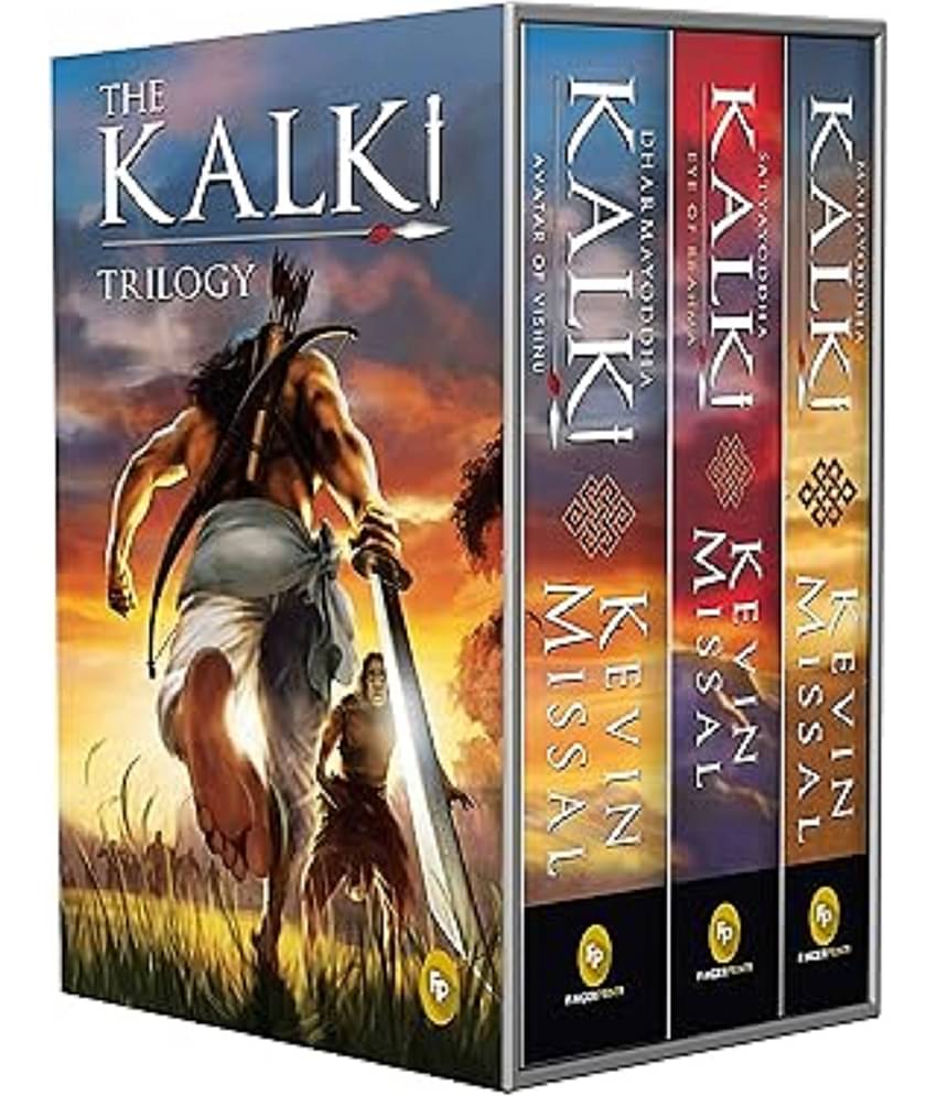 The Kalki Trilogy Set of 3 Books Avatar of Vishnu Eye of Brahma Sword of Shiva Paperback , 15 February 2023