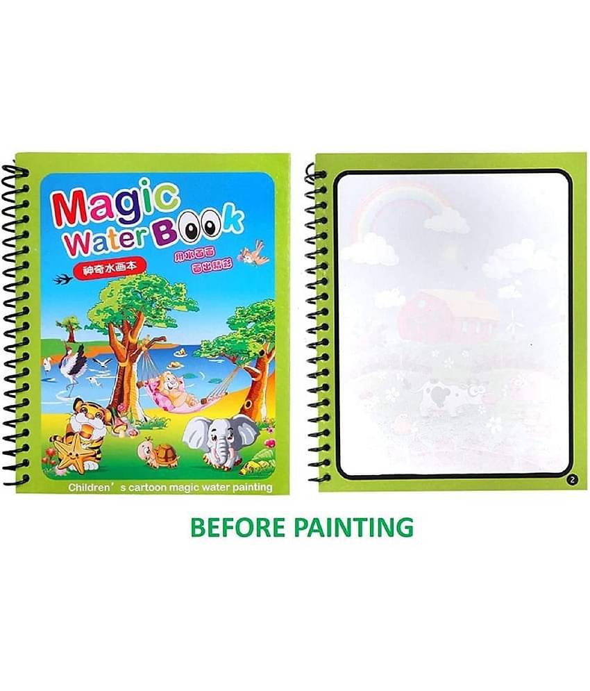 Water Magic Book, Magic Doodle Pen, Coloring Doodle Drawing Board Games for Kids, Educational Toy for Growing Kids