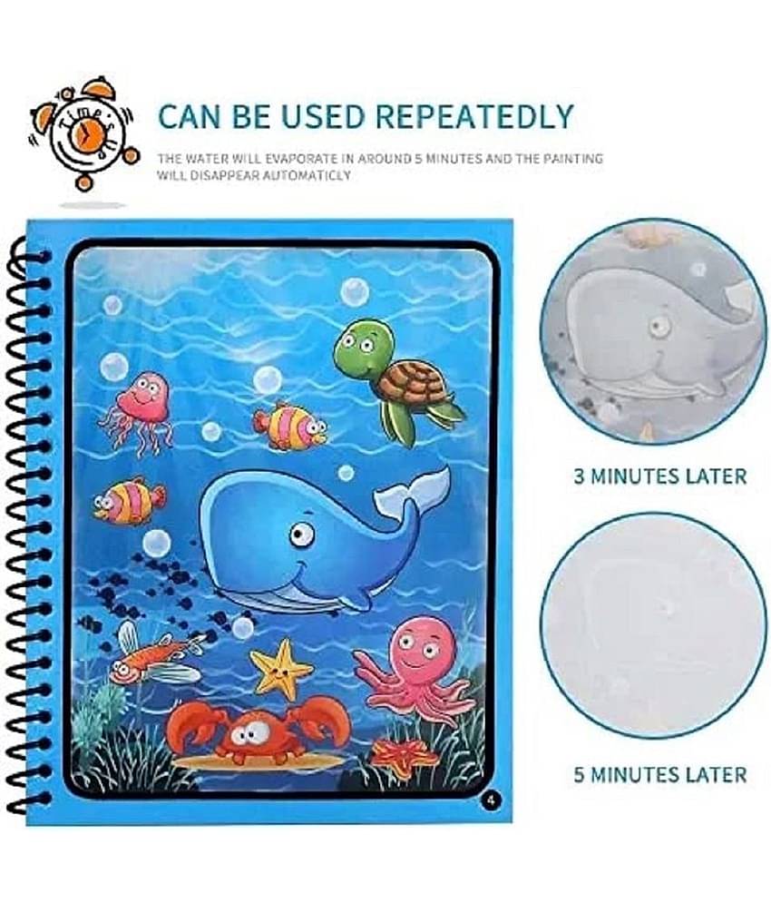 Water Magic Book, Magic Doodle Pen, Coloring Doodle Drawing Board Games for Kids, Educational Toy for Growing Kids