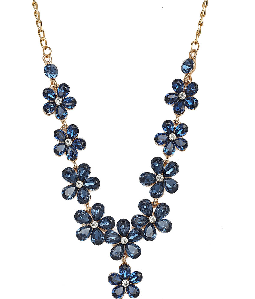 YOUBELLA Blue Body Chain ( Pack of 1 )