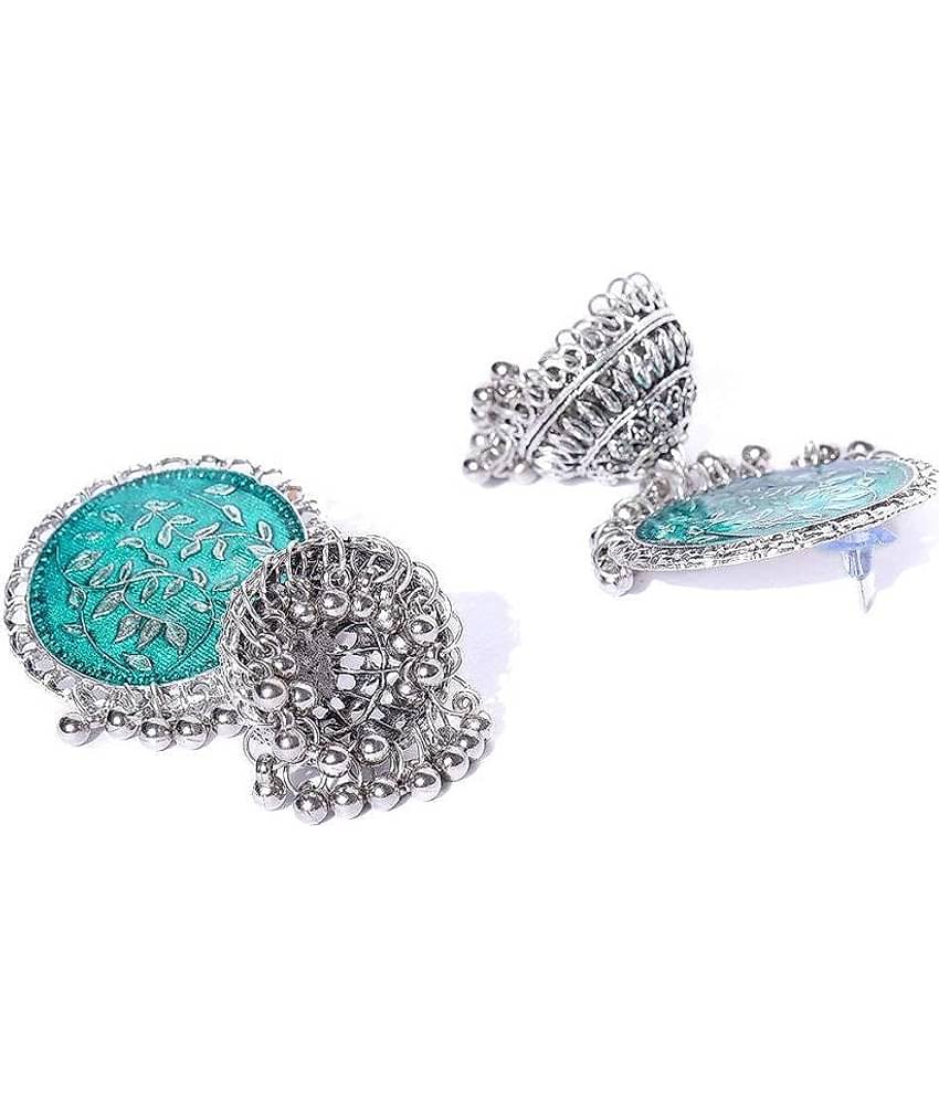 YOUBELLA Blue Danglers Earrings ( Pack of 1 )