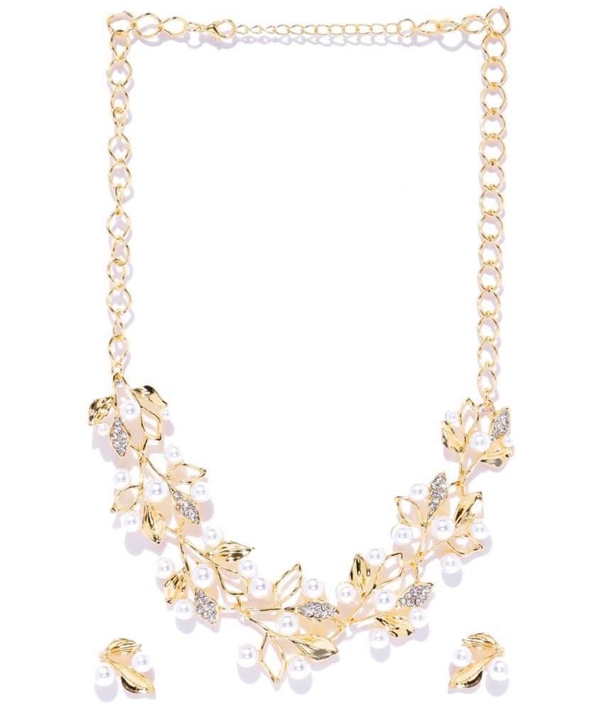 YOUBELLA Golden Body Chain ( Pack of 1 ) YOUBELLA Golden Body Chain ( Pack of 1 )