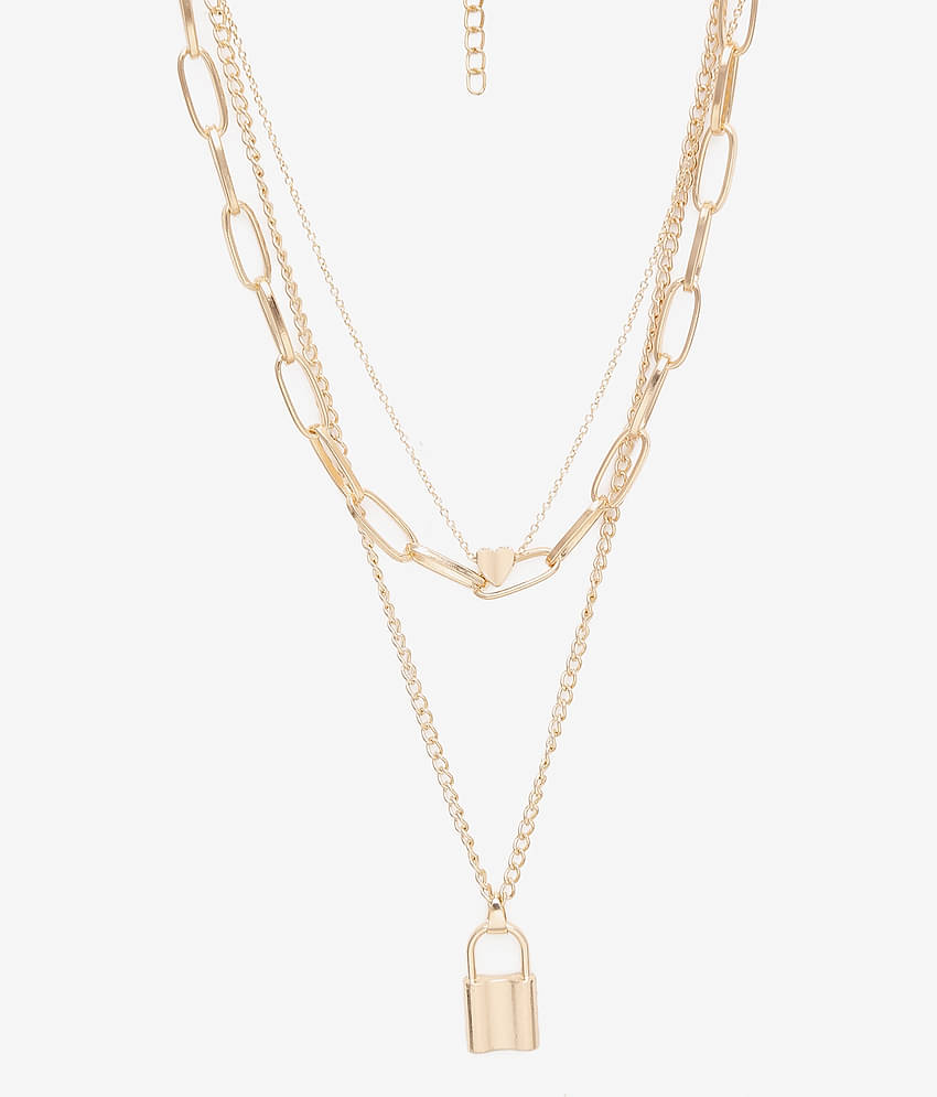 YOUBELLA Golden Body Chain ( Pack of 1 )