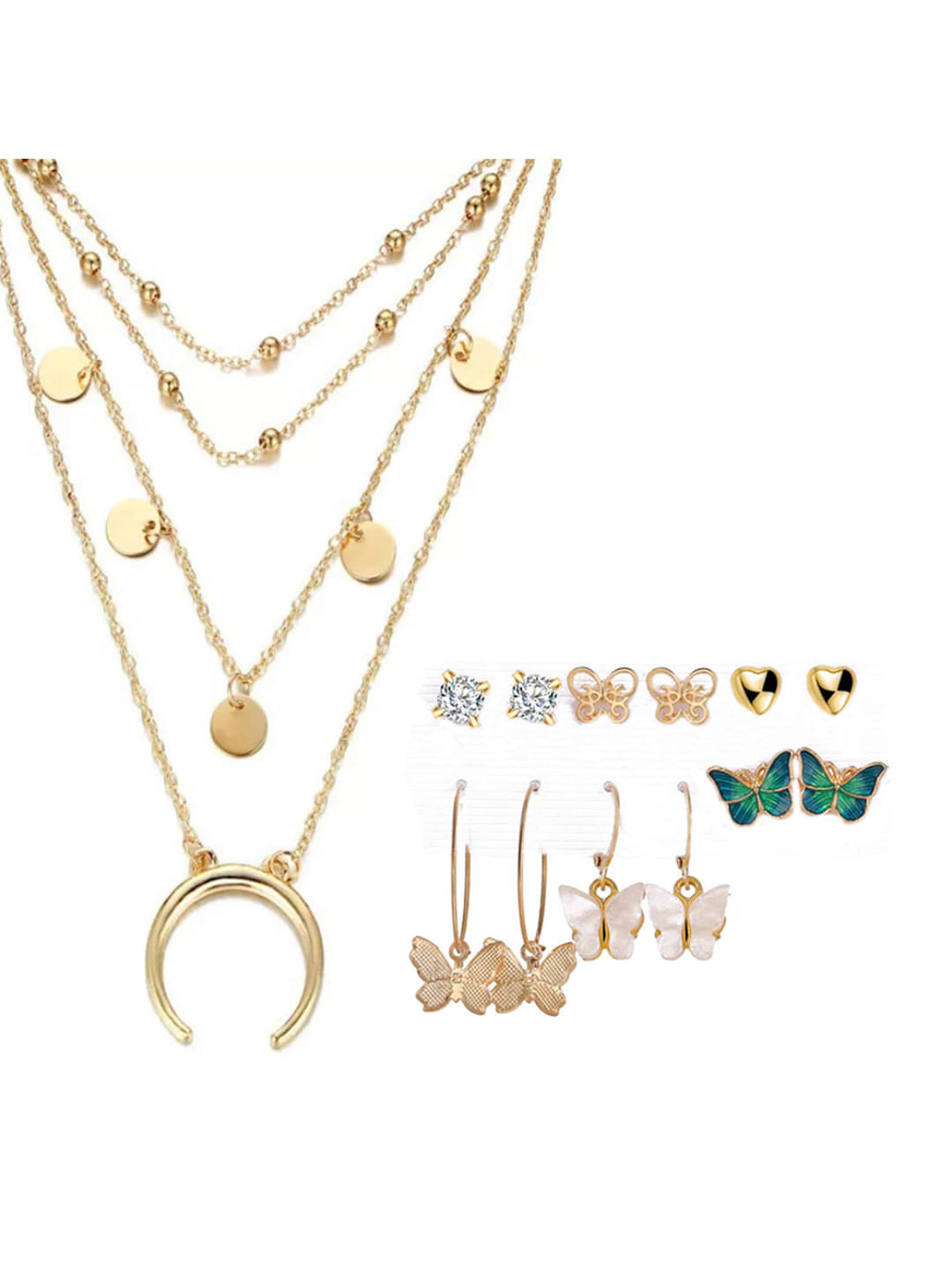 YOUBELLA Golden Body Chain ( Pack of 1 )     			YOUBELLA Golden Body Chain ( Pack of 1 )